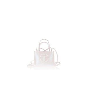Telfar Small Shopping Bag in Pearl